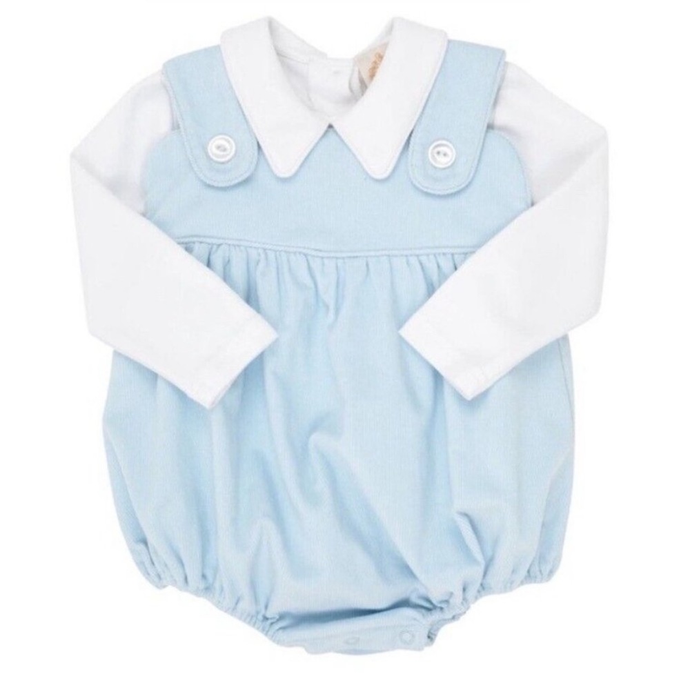 TBBC Bingham Corduroy Bubble Set Size 18-24 M Long Sleeve Buckhead Blue - Picture 2 of 13
